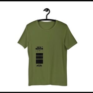 NEW Olive 100% premium cotton soft round neck short sleeve lightweight T-shirt
